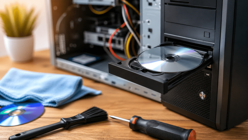 Očistimo DVD pogon bez rastavljanja
